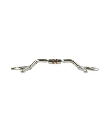 AK Full Cheek Rotary Double Cooper Roller Snaffle Horse Bit - 6.00 inch Silver | AKRS-2612 - Buy Online on GoSupps.com