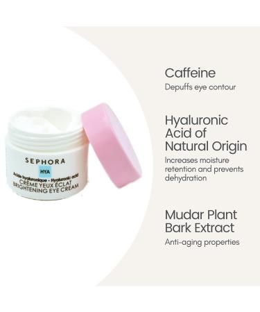 Sephora Brightening Gel Eye Cream with Hyaluronic Acid - Hydrating, Depuffing, Anti-Aging, Dark Circle & Brightening - Buy Online on GoSupps.com