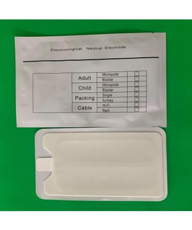 Micvtve ESU-JB01 Adult Monopolar ESU Plate Professional Disposable Electrode Sheet Negative Plate 10 Pieces Per Package - Buy Online on GoSupps.com