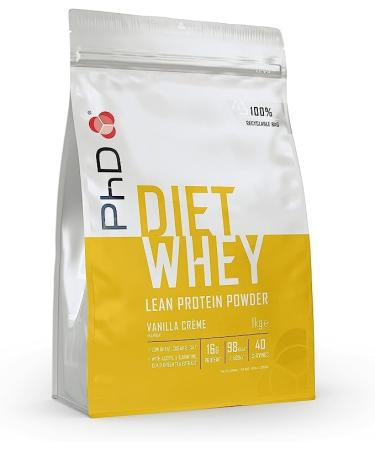 PhD Nutrition Diet Whey High Protein Lean Matrix Vanilla Cr me Protein Powder High Protein 1 kg Bag in Box