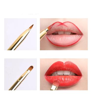 Buy 1PC Gold Retractable Lip Makeup Brush - Double-Ended Lip Brush Applicator with Cap for Women & Girls | Perfect Makeup Tool & Accessory - Buy Online on GoSupps.com