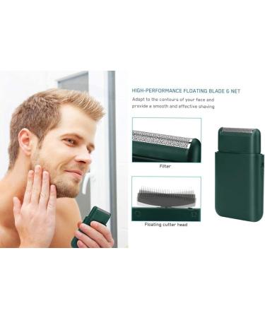 NLIGHTING VGR V-390 Electric Shaver for Men Portable Pocket USB Rechargeable Slim Travel Razor Slim and Lightweight Second Blade Pop-up Color Life Green VGR V-390 - Buy Online on GoSupps.com