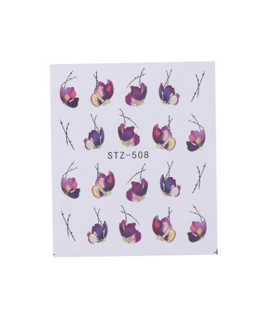 minkissy 1 Sheet Nail Art Decals Women Nail Stickers Sticker Material Silver Crown Hair Clip Women Nail Art Sticker Flower Nail Stickers Tastynails Nail Art Stickers Nail Decals Manicure