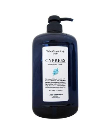 Lebel Natural Hair Soap With - Cypress - 1000ml (Green Tea Set)