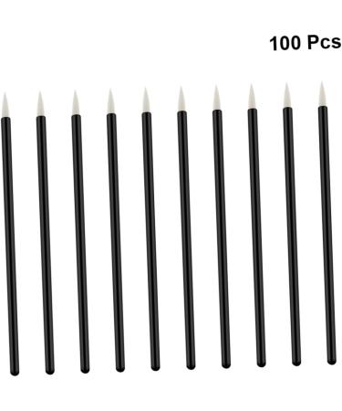 BIUDECO 100pcs Eye Makeup Tools Gel Liner Brush Eye Shadow Eye Makeup White 10X0.5X0.5cm White - Buy Online on GoSupps.com