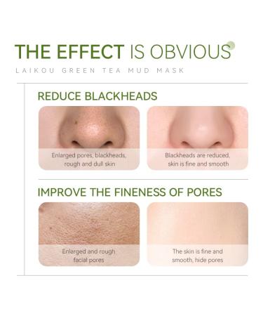 AKARY Green Tea Clay Mask - Organic Hydrating Mud Mask for Deep Cleansing & Blackhead Removal - Buy Online on GoSupps.com