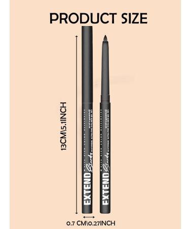  LYSdefeu Waterproof Gel Eyeliner Glossy Matte Cream Colored Eyeliner Pen in Purple Long-Lasting Smudge-Resistant Ultra-Pigmented - Buy Online on GoSupps.com