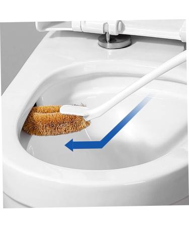 Solustre 2-Pack Toilet Brush Set - No Loss Toilet Cleaner & Gap Brushes for a Spotless Bathroom - White PP Handle - Buy Online on GoSupps.com