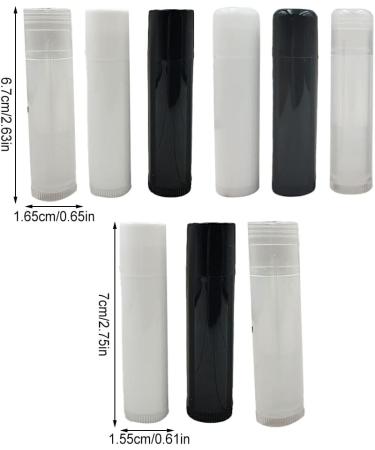  IOIUSKKU IOIUSKKU 100 pcs Empty Lipstick Pots Lightweight Small Balm Tube Creative Smooth Surface Glossy Lip Tubes Cosmetics Women White 4g Container - Buy Online on GoSupps.com