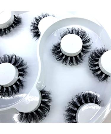 Buy HBZGTLAD 25mm 3D Faux Mink Hair Cross False Eyelashes - 5 Pairs Long Handmade Thick Eye Lashes for Makeup Beauty Extensions - Buy Online on GoSupps.com