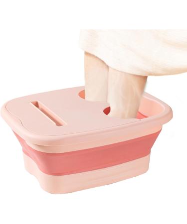 Foot Soaking Bath Basin Foldable Foot Washing Bucket Foot Bath Tub With Relieve Fatigue Highly Foot Spa Tub Safe Pedicure Soak Tub Perfect For On Thhe Go Use And Care Routine Pink - Buy Online on GoSupps.com