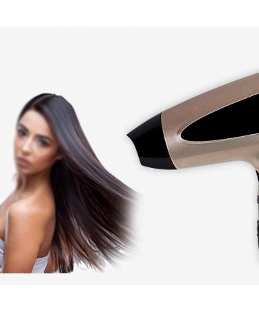 Professional Tourmaline Hair Dryer Negative Ionic Salon Hair Blow Dryer Dc Motor Light Weight Low Noise Hair Dryers with Diffuser Colour:Black Gold Silver White/Gold - Buy Online on GoSupps.com
