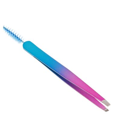 VINTORKY Stainless Steel Eyebrow Tweezers Eyebrow Clips Tweezers for Women Eyebrow Tools Beauty Accessories Travel Eyebrow Clamp Beauty Tool Women Eyebrow Clip Eyebrow Tweezer with Brush