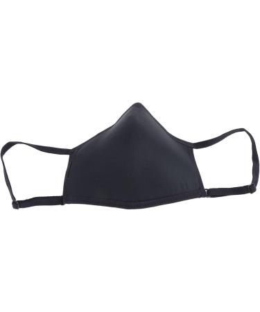 Omabeta Black Reusable Face Mouth Cover - Soft Latex Protective Cover for Walking | International Shipping - Buy Online on GoSupps.com