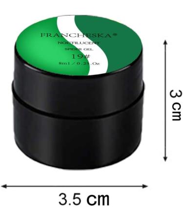 JAWSEU Luminous Spider Nail Gel UV Gel Nail Polish Luminous Painting Elastic Drawing Spider LED Gel Polish for Line Nail Art DIY Drawing Glue 8ML blue - Buy Online on GoSupps.com