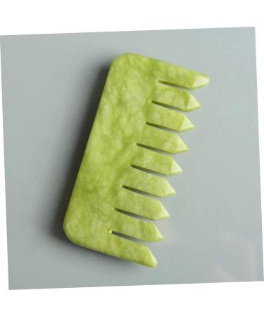 Plafope Jade Massage Comb Set - 2 Pieces Scalp & Body Massager | Jade Hairbrush & Scratch Tool for Ultimate Relaxation - Buy Online on GoSupps.com
