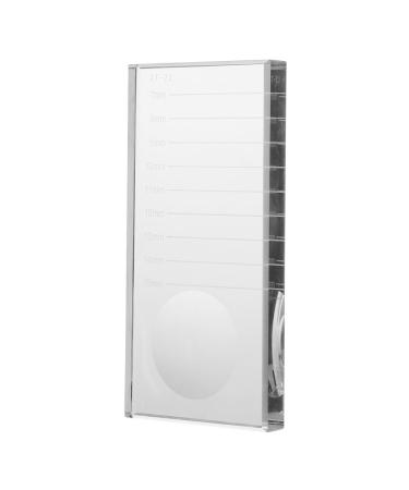 Buy Crystal Glass Eyelash Pallet - Durable Transparent Adhesive Holder for Extensions & Makeup - Buy Online on GoSupps.com
