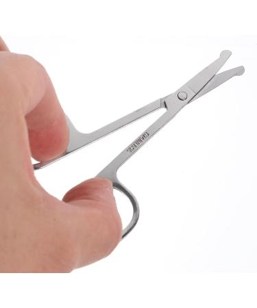 Mipcase 4 Pcs Nose Hair & Ear Hair Cutter - Stainless Steel Eyelash & Eyebrow Clippers - Safe & Colorful Grooming Tools for Men - International Shipping Available - Buy Online on GoSupps.com