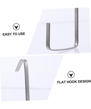 Alipis 40pcs Door Hook Stainless Steel Hooks Metal Stocking Hanger Removable Hook Stockings Kitchenware - Buy Online on GoSupps.com