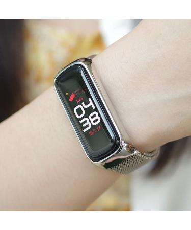 Mijobs Milan Black Bands for Samsung Galaxy Fit2 - Sport Straps Replacement for Men and Women - Buy Online on GoSupps.com