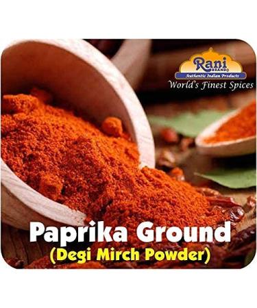 Rani Paprika (Deggi Mirch) Spice Powder Ground 16oz (454g) - All Natural, Salt-Free, Vegan - Indian Origin (1lb) - Buy Online on GoSupps.com