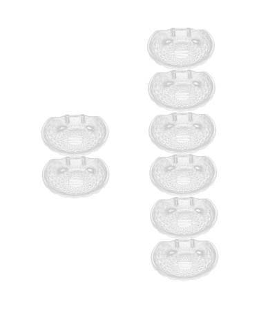 Ciieeo 8 Pcs Transparent Soap Box House Draining Dish Rack Soap Dish with Drain Soap Rack Soap Holder for Shower Wall House Draining Dish Bar Soap Holder Plastic Household Drain Rack