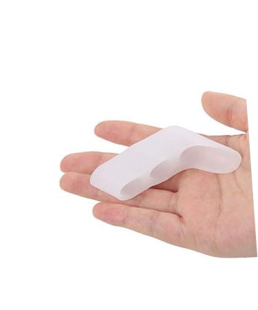 Healvian Stretcher 5 Pair Silicone Toe Spacer Toe Separators Toe Separators for Bunions Orthotics Gasket Divider Men and Women Thumb White Toe Spreaders Splitter - Buy Online on GoSupps.com