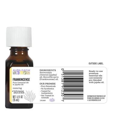 Aura Cacia Sanctifying Frankincense Essential Oil 15 ML - Premium Aromatherapy & Wellness | International Shipping Available - Buy Online on GoSupps.com