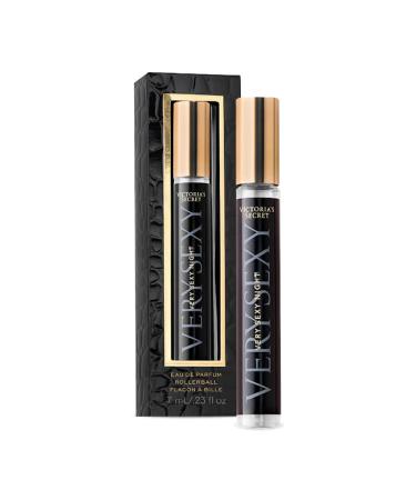 Victoria's Secret Very Sexy Night Eau de Parfum Rollerball Notes of Vanilla Orchid Sun-Drenched Clementine & Wild Blackberry Travel Size Mini Perfumes for Women (0.23 oz)