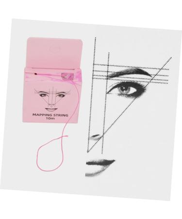OHPHCALL Eyebrow Mapping Line Pro Tools Beauty Tools Eyebrow Mapper Tool Measuring Ruler Positioning Ruler Shaper Draw a Line 4.6x1.8x7.5cm Pink - Buy Online on GoSupps.com