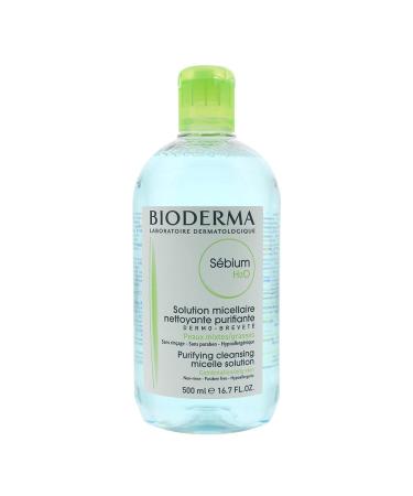 Bioderma Sebium Purifying Cleansing Micelle Solution 16.7 fl oz (500 ml)