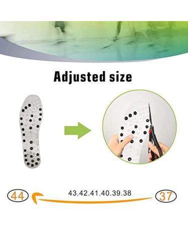 ENWEPOEO Therapy Massage Inserts - Reflex Zone Shoe Cushions for Pain Relief & Muscle Relaxation - Acupressure Inserts for Men & Women - 2 Pieces Size 39-40 - Buy Online on GoSupps.com