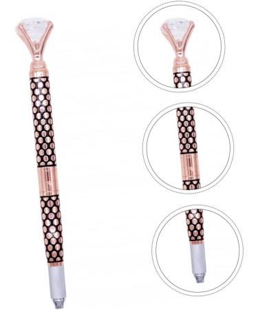 Baluue 3pcs Embroidery Pen Eyebrow Pen Brow Pencil Permanent Pen Makeup Pen Golden Crystal - Buy Online on GoSupps.com