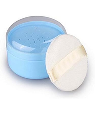 Movable Baby Caretaker - Blue Talcum Powder Box with Sponge Breath - Best International Shipping - Buy Online on GoSupps.com