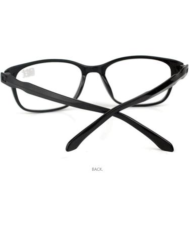 Zukky Anti-Blue Light Computer Reading Glasses for Men & Women - UV Protection Flexible Frame Glossy Black (3.0X) - Buy Online on GoSupps.com