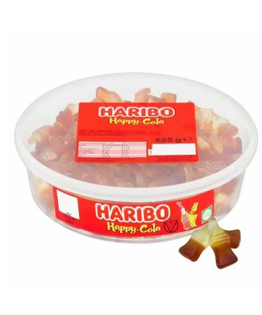 Happy Cola Bottles 3p Tub 625g