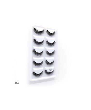 HBZGTLAD 5 Pairs 3D Mink Eyelashes - Short Cross Messy False Lashes Makeup Kit for Stunning Looks - Buy Online on GoSupps.com