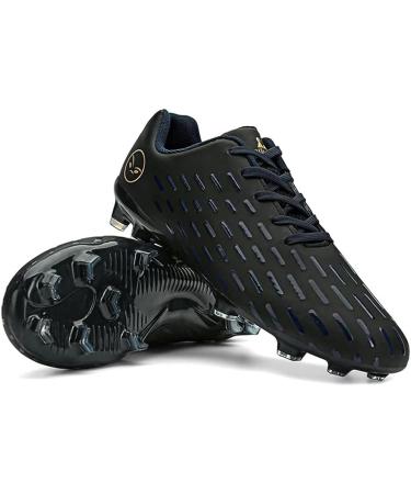 TOLLN Men FG Outdoor Soccer Cleats Youth Football Shoes 7.5 - Black - Buy Online on GoSupps.com