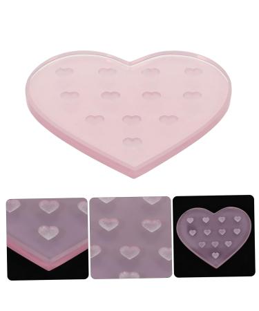 FRCOLOR 2pcs Eyelash Adhesive Station - Grafting Eyelash Plates & Glue Holder for Extensions | Pink Epoxy Lash Tool for Nail Art & Grafting - Buy Online on GoSupps.com
