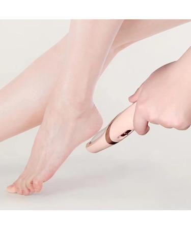 Electric Foot Grinder Foot exfoliator USB Charging Smooth Foot Care Pedicure Tool for Removing callose Cracked and Dry Dead Skin with Two Replacement Rollers and USB Cable - Buy Online on GoSupps.com