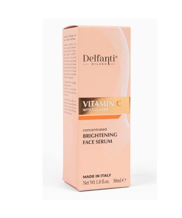 Delfanti Milano Vitamin C Collagen Serum | Brightening Face Serum | Made in Italy - Shop Now - Buy Online on GoSupps.com