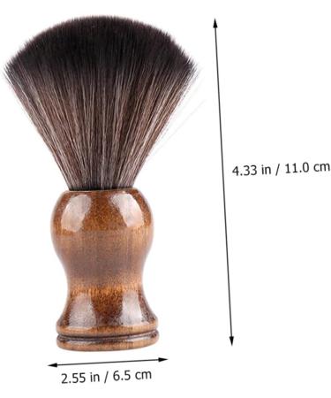 Beavorty 2 STK Men's Shaving Set - Dachshaar Razor Brush & Cream Brush with Wooden Handle | Premium Grooming for Men - Buy Online on GoSupps.com
