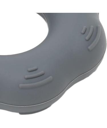 Finger Exerciser Silicone Hand Grip Strengthener Washable for Weak Hands (Dark Grey) - Buy Online on GoSupps.com