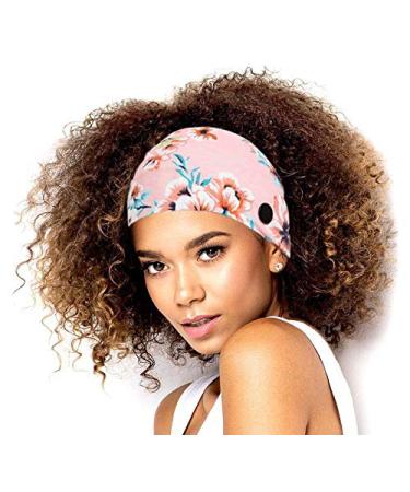 Boho Button Headband Set - 3pcs | Wide Stretchy Knotted Headwear for Women and Girls | Perfect for Gym, Yoga, and Daily Use - Buy Online on GoSupps.com