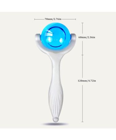 Ice Globes for Face & Eyes - Best Ice Roller Beauty Facial Tools (Blue) | Shop Internationally - Buy Online on GoSupps.com