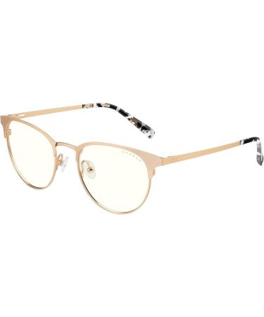 GUNNAR Apex Gold Clear Tint Gaming Glasses Blocks 35% Blue Light Premium Comfort for Gamers International Shipping Available - Buy Online on GoSupps.com