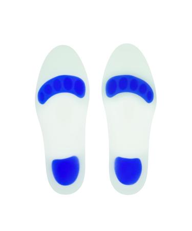 Silicone Insoles for Ultimate Foot Comfort Orthopedic Support and Pain Relief - Customizable Fit Ideal for Walking Running and Fitness (Available in Sizes S M L and XL) (M)