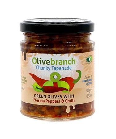 The Olive Branch Olivier Branch Tapenade Florina Peppers / Chill 180 g x 4 (Pack of 4)