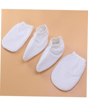 CANIGHT 2Paires Gants de Paraffine ponge pour Thermique Mains Blancs pour Spa et Bain de Cire - Buy Online on GoSupps.com