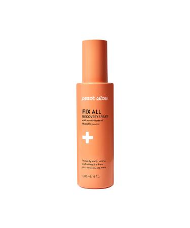 Peach Slices - Fix All Recovery Spray (4 oz) - Purify Soothe & Relieve - Zits Stressors & Redness - Hypochlorous Acid Spray - Electrolyzed Water - Vegan & Cruelty Free - Korean Skin Care & Beauty